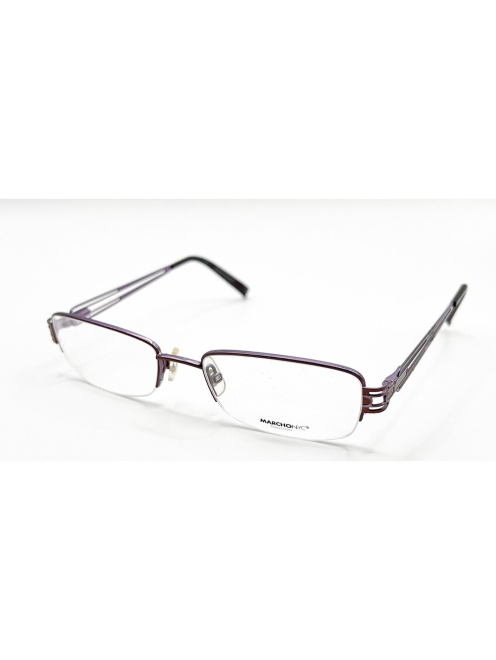 Marchon Nyc M166 255 Brown Authentic Eyeglasses 51-18-135